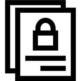 Security documents icon