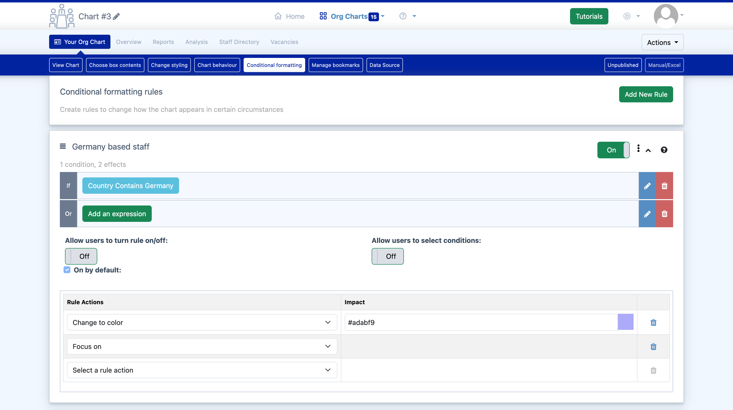 Conditional Styling Options in TeamOrgChart