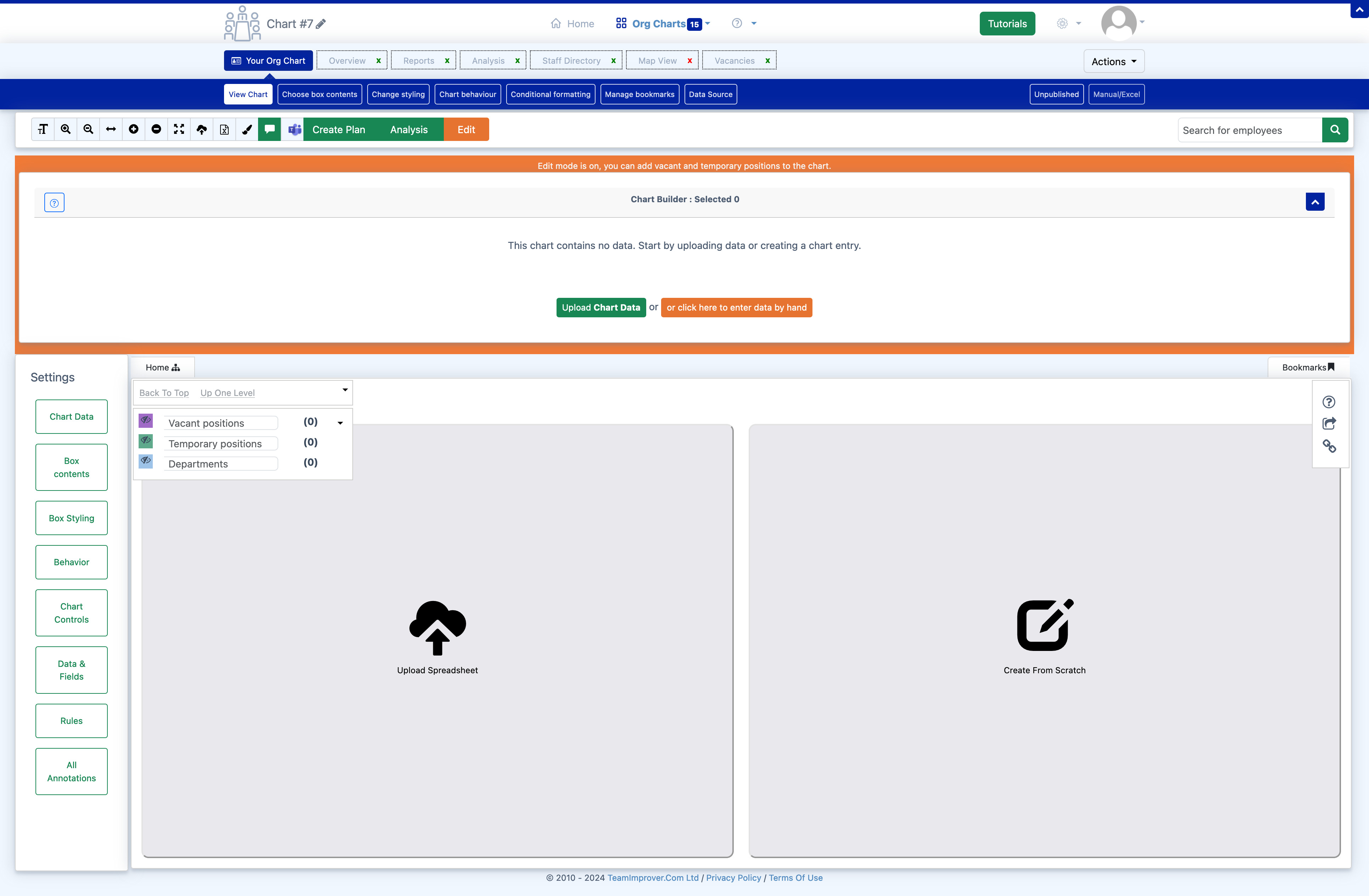 Grant Permissions in TeamOrgChart